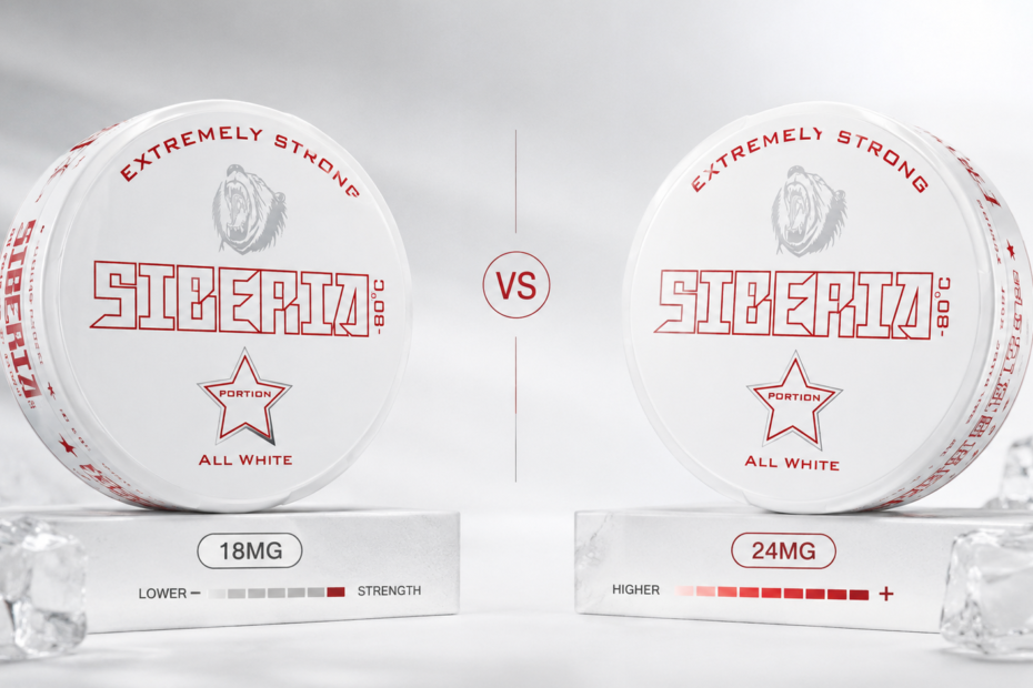 Siberia All White 18mg vs 24mg: The Strength Choice That Actually Matters