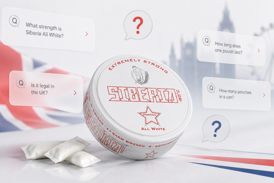 Siberia All White Nicotine Pouches: Questions UK Buyers Ask in 2026